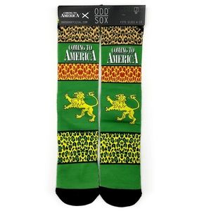 Odd Sox Coming to America Movie Crew Socks Mens Womens 80s Film Retro Fun Gift